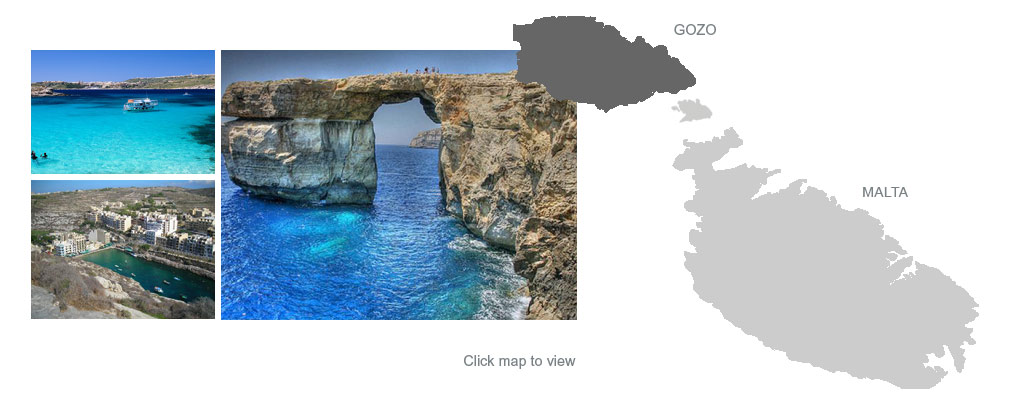 Gozo Island Map